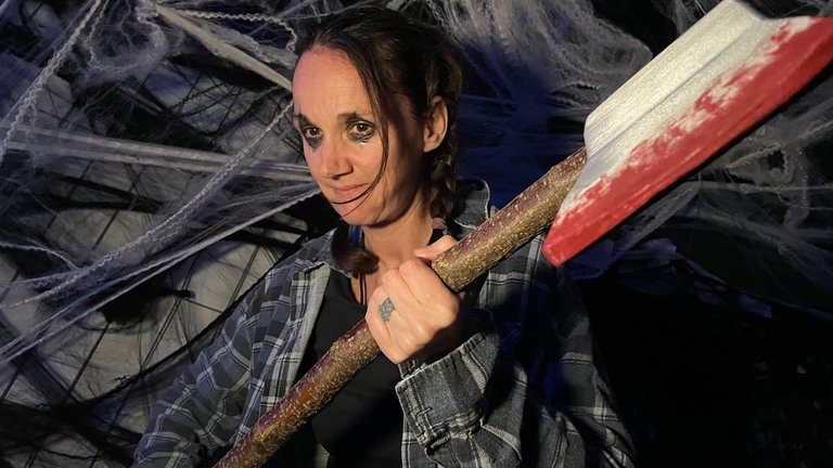 Melanie macht bereits zum zweiten Mal beim Labyrinth mit.