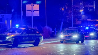 Polizeieinsatz in der Nacht auf Samstag in Bruchsal.