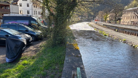 Tatort Neuenbürg: Hier wurde das Auto gefunden, in dem eine Leiche war. Der Mann wurde erschossen.