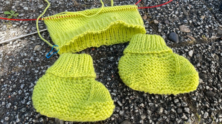 Der "World Wide Knit in Public Day" begeistert Generationen