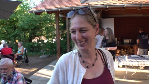 Biergarten in Pforzheim. Ehrenamtliche Helfer haben den Ort wiederbelebt