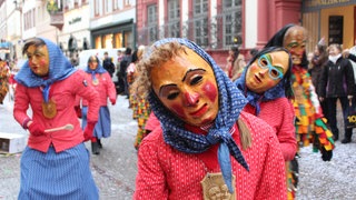 Narrentreiben in der Heidelberger Innenstadt