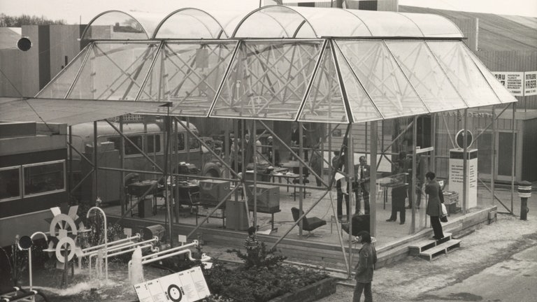 Gläsernes Studio Maimarkt Mannheim 1972