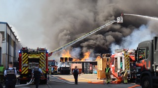 Feuerwehreinsatz in Mannheim