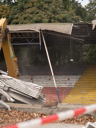 Altes Eisstadion in Mannheim