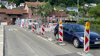 Die Ziegelhäuser Brücke in Heidelberg ist derzeit voll gesperrt.
