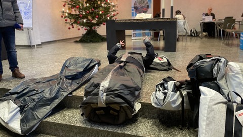 Sheltersuit in der Vesperkirche