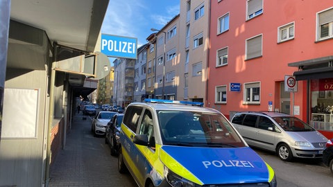 Die "H 4-Wache" der Mannheimer Polizei in der Innenstadt
