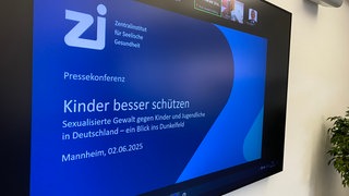 ZI Mannheim Pressekonferenz zu Studie zu sexualisierter Gewalt gegen Kinder und Jugendliche