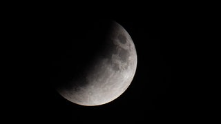 Partielle Mondfinsternis Symbolbild