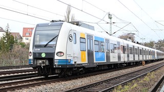 Eine S-Bahn fährt in Stuttgart-Vaihingen über das Nesenbachviadukt. Im Feburar und März müssen Fahrgäste wegen Bauarbeiten mit Einschränkungen rechnen.