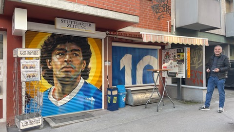 Ein Kiosk in der Augustenstraße
