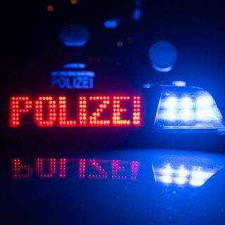 Blaulicht auf einem Polizeiauto