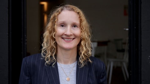 Reporterin Stefanie Reinhardt.