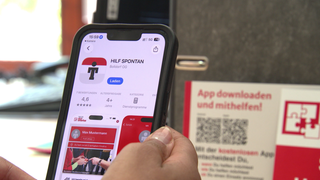 Die neue APP "Hilf Spontan" des DRK im Rems-Murr-Kreis.