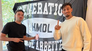 Die Jungen Arbeiter: Mohammed-Ali Akyüz, Marcel-Dennis Çiğ, und Theo Chawe