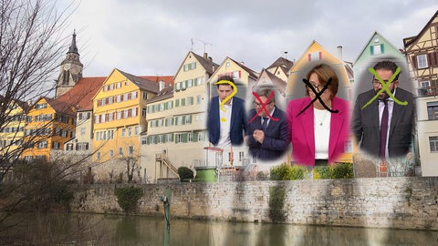 Diese vier Abgeordneten haben Tübingen nach der Bundestagswahl 2021 in Berlin vertreten. Diesmal könnte es ein einziger werden - oder keiner.