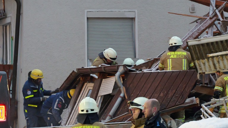 Großeinsatz in Albstadt-Tailfingen: So sieht es nach der Explosion aus