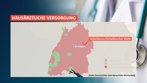 Eine Grafik des Landes Baden-Württemberg der aus dem Versorgungsbericht 2023 der Kassenärztlichen Vereinigung Baden-Württemberg.