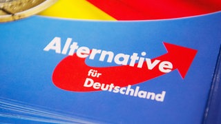Wahlkampfflyer der AfD. Die AfD hat für Sonntag einen Wahlkampfauftritt von Kanzlerkandidatin Alice Weidel im Heidenheimer Konzerthaus angekündigt. Das "Bündnis gegen Rechts" Heidenheim hat zu einer Gegendemo aufgerufen (Symbolbild). 