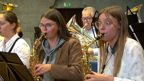 Die Stadtkapelle Ulm ist beim Deutschen Musikfest im Dauereinsatz: Etwa beim Pre-Opening, bei der eigentlichen Eröffnung und auch bei den "Sound Bridges".