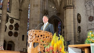 Ulms Oberbürgeremeister spricht von der Kanzel im Ulmer Münster