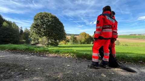 Rettungshündin Jules: Sie hat bei einem Einsatz in Schnürpflingen einen vermissten 87-Jährigen gefunden.