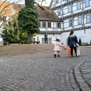 Der Spitalhof in Schwäbisch Gmünd, ein vermeintlicher Treffpunkt der "Spitalhof-Gang". 