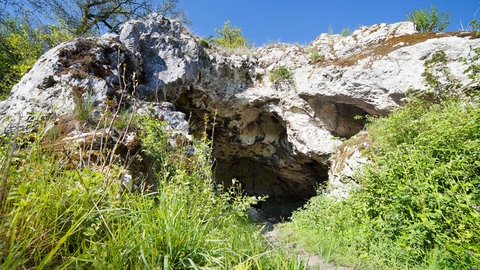 Die Bocksteinhöhle in Rammingen.