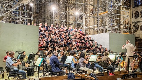 Proben zum Schwörkonzert 2026 im Ulmer Münster