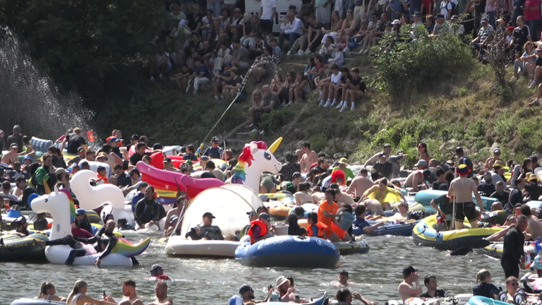 Das Nabada 2026 auf der Donau in Ulm