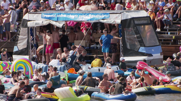 Das Nabada 2026 auf der Donau in Ulm