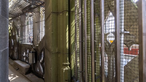 Ulmer Münster Plattform 70 Meter. Auf knapp der halben Höhe des Ulmer Münsterturms, auf 70 Metern, wird es am 30. Juli einen kleinen Wochenmarkt geben.