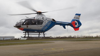 Ein Hubschrauber der rheinland-pfälzischen Polizeihubschrauberstaffel