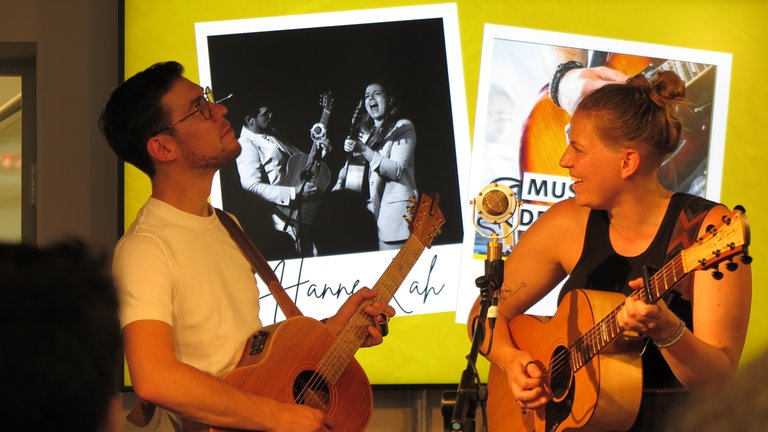 SWR1 Musik aus der Region hat im PopUp Studio in Mainz ein Konzert mit Hanne Kah und Patrick Jost aufgezeichnet.