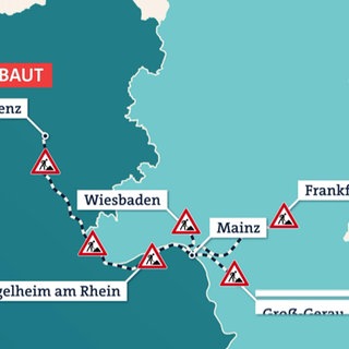 Eine Grafik zu Bahn-Baustellen in Rheinland-Pfalz