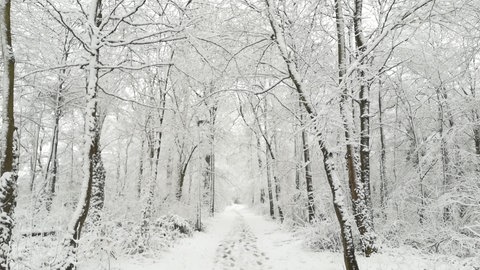 Schnee in Mainz-Lerchenberg