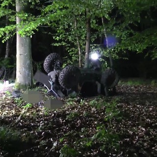 Quad nach Unfall