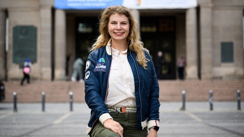 Rabea Rogge hat als erste deutsche Frau im All nun einen Ehrenplatz im Technik Museum Speyer.