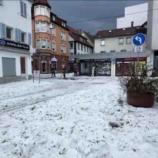 Hagel in Reutlingen