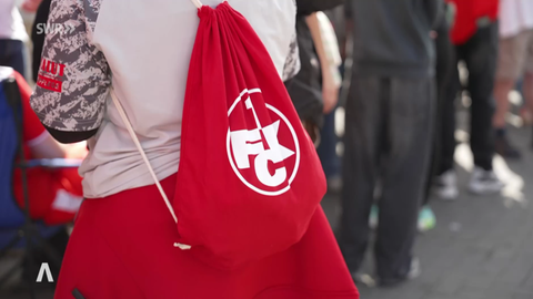 Turnbeutel mit FCK Aufdruck
