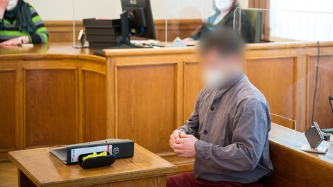 Der Angeklagte Andreas S. im Neunkirchnener Prozess um Jagdwilderei