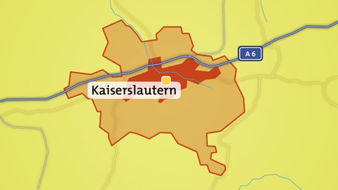 Karte von Kaiserslautern