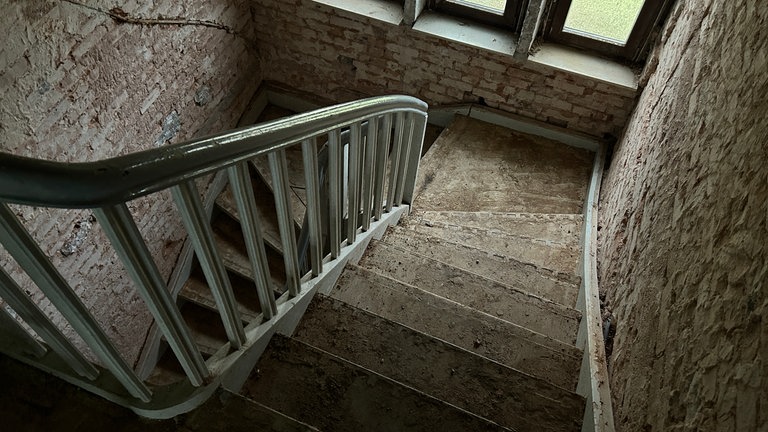 Die Sanierung der historischen Villa im Neufferpark Pirmasens schreitet voran.