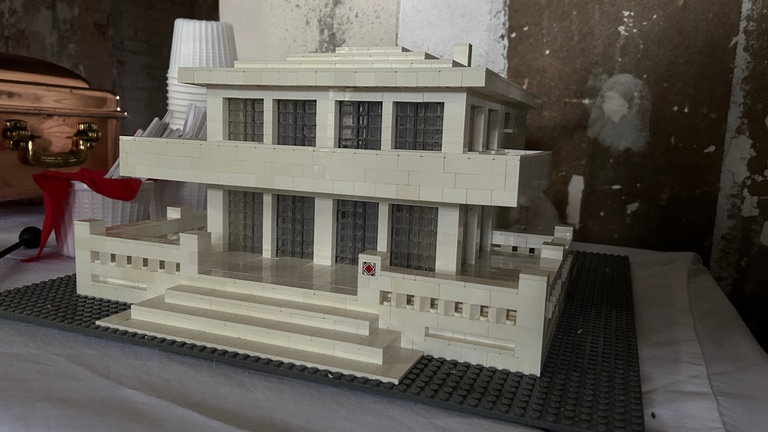 Die Sanierung der historischen Villa im Neufferpark Pirmasens schreitet voran.