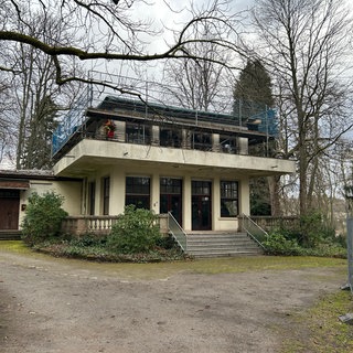 Die Sanierung der historischen Villa im Neufferpark Pirmasens schreitet voran.