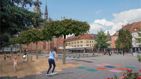 Umgestaltung des Alexanderplatzes in Zweibrücken in Planung