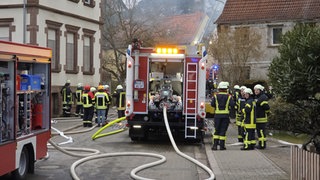 Am Samstag hat bei Lauterecken ein Wohnhaus gebrannt. Verletzt wurde durch den Brand niemand.