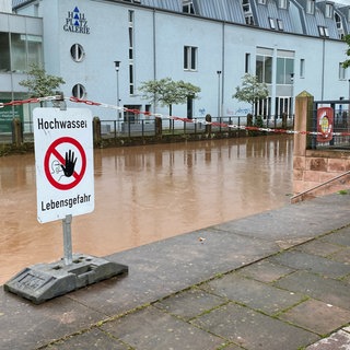 Hochwasser in Zweibrücken zu Pfingsten 2024.