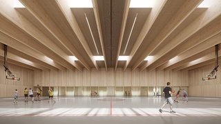 Bis auf Trampolinspringen und rhythmische Sportgymnastik auch alle Sportarten beherbergen können.